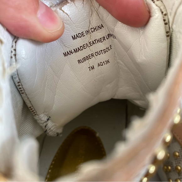 Michael Kors Studded High Top Sneakers - Picture 10 of 11